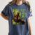 Star Wars The Book Of Boba Fett Neon Boba Fett Lives Poster Women's Comfort Colors T-Shirt Moss