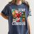 Stay Curious Monkey Reading Book Lover Bookworm Women's Comfort Colors T-Shirt Moss