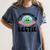 Stop Perceiving Me Bestie Alien Neurodivergent Introvert Women's Comfort Colors T-Shirt Moss