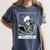 Tarot Card Shirt The Reader Tarot Skeleton Reading Book Women's Comfort Colors T-Shirt Moss