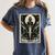 Tarot Cards Guide Book Esoteric Mysticism Clothing Tarot Card Justice Women's Comfort Colors T-Shirt Moss