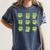 Teacher Reading Shamrock St Patrick’s Day Book Lover Kids Women's Comfort Colors T-Shirt Moss