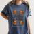 Thankful For Books Turkey Reading Book Lovers Fall Teacher Women's Comfort Colors T-Shirt Moss