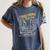 Tired Moms Club Bookish Book Lover Homebody Fall Book Club Women's Comfort Colors T-Shirt Moss