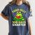 Toad-Ally 100 Days Smarter Frog Reading Book 100 School Day Women's Comfort Colors T-Shirt Moss