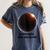 Total Solar Eclipse April 2024 Sky Watcher Memory Women's Comfort Colors T-Shirt Moss