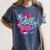 Totally 80's Colorful Retro 1980s Style Nostalgia Vibe Women's Comfort Colors T-Shirt Moss