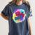 Totally 80's Tie Dye Retro Vibes 1980s Style Nostalgia Women's Comfort Colors T-Shirt Moss