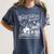 Unapologetically Antisocial Book Club Meets Weekly Retro Women's Comfort Colors T-Shirt Moss