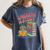 Unearth A Story Cute Turtle Reading Books Librarian Women's Comfort Colors T-Shirt Moss