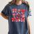 Valentine Teacher Coquette Bow Pencil Heart Book Girl Women Women's Comfort Colors T-Shirt Moss