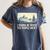 I Wanna Be Where The People Arent Hiking Camping Introvert Women's Comfort Colors T-Shirt Moss