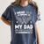 I Wear Gray In Memory Of My Dad Brain Cancer Awareness Women's Comfort Colors T-Shirt Moss I Wear Gray In Memory Of My Dad Brain Cancer Awareness Women's Comfort Colors T-Shirt Moss