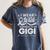 I Wear In Memory Of My Gigi Lung Cancer Women's Comfort Colors T-Shirt Moss