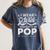 I Wear In Memory Of My Pop Lung Cancer Women's Comfort Colors T-Shirt Moss