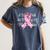 I Wear Pink In Memory Of My Daughter Breast Cancer Awareness Women's Comfort Colors T-Shirt Moss I Wear Pink In Memory Of My Daughter Breast Cancer Awareness Women's Comfort Colors T-Shirt Moss
