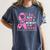 I Wear Pink In Memory Of My Friend Breast Cancer Awareness Women's Comfort Colors T-Shirt Moss