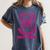 I Wear Pink In Memory Of Great Grandma Breast Cancer Graphic Women's Comfort Colors T-Shirt Moss