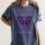 I Wear Purple In Memory For My Daughter Overdose Awareness Women's Comfort Colors T-Shirt Moss I Wear Purple In Memory For My Daughter Overdose Awareness Women's Comfort Colors T-Shirt Moss