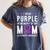 I Wear Purple In Memory Of My Mom Alzheimer's Awareness Day Women's Comfort Colors T-Shirt Moss I Wear Purple In Memory Of My Mom Alzheimer's Awareness Day Women's Comfort Colors T-Shirt Moss