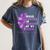 I Wear Purple In Memory Of My Mom Pancreatic Cancer Ribbon Women's Comfort Colors T-Shirt Moss I Wear Purple In Memory Of My Mom Pancreatic Cancer Ribbon Women's Comfort Colors T-Shirt Moss