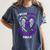 I Wear Purple In Memory Of Uncle Pancreatic Cancer Awareness Women's Comfort Colors T-Shirt Moss