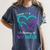 I Wear Teal & Purple In Memory Of My Niece Women's Comfort Colors T-Shirt Moss