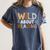 Wild About Reading Animal Bookworm Library Book Lover Reader Women's Comfort Colors T-Shirt Moss