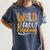 Wild About Reading Lover Bookworm Library Teacher Zoo Animal Women's Comfort Colors T-Shirt Moss