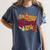 In My Wizard Era Groovy Bookish Fantasy Reader Book Lover Women's Comfort Colors T-Shirt Moss