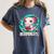 Women's Readsolotl Kawaii Axolotl Reading Book Lover Women's Comfort Colors T-Shirt Moss