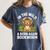 Women's Wild About Reading Book Reader Lion Zoo Animals Kids Women's Comfort Colors T-Shirt Moss