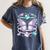 Y2K Butterfly Floppy Disk Art Digital Nostalgia Women's Comfort Colors T-Shirt Moss