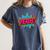 Yeah Comic Comic Book Graphic Women's Comfort Colors T-Shirt Moss