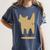 Yk2 Cat With Tomboy Tail 90s Nostalgia Downtown Indie Women's Comfort Colors T-Shirt Moss