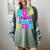 80's Vibe Retro Style Cassette Tape Nostalgia 1980s Party Women's Comfort Colors T-Shirt Berry