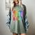 8647 Equal Rights Book Flower Trump Women Rights Feminist Women's Comfort Colors T-Shirt Berry