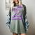 Alzheimer's Awareness I Wear Purple In Memory Of My Aunt Women's Comfort Colors T-Shirt Berry