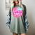 Class Of 2024 Senior Pink Retro Classic Girl Grad Graduation Women's Comfort Colors T-Shirt Berry