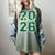 Class Of 2026 Graduation Varsity Green And On The Back Women's Comfort Colors T-Shirt Berry