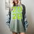 Class Of 2026 Graduation Varsity Lime Green Letters Women's Comfort Colors T-Shirt Berry