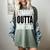 Cool Straight Outta Divinity School Graduation Shirt Women's Comfort Colors T-Shirt Berry