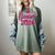 Coquette Pink Bow Senior 2026 Class Of Graduation Women's Comfort Colors T-Shirt Berry