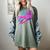 Cowabunga Retro 80s 90s Nostalgia Slang Neon Grunge Art Women's Comfort Colors T-Shirt Berry