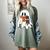 Cute Ghost Cat Reading Book Spooky Season Halloween Costume Women's Comfort Colors T-Shirt Berry