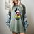 Disney Mickey Mouse Peace Out Totally Retro Graduation Women's Comfort Colors T-Shirt Berry