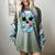 Frutiger Aero Aesthetic Tech Skull Computer Fishes Raglan Baseball Tee Women's Comfort Colors T-Shirt Berry