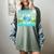 Frutiger Aero Y2k Aesthetic Palm Trees Cyber Beach World Women's Comfort Colors T-Shirt Berry Frutiger Aero Y2k Aesthetic Palm Trees Cyber Beach World Women's Comfort Colors T-Shirt Berry