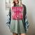 Graduate 2025 For Senior 2025 Graduation Coquette Pink Bow Women's Comfort Colors T-Shirt Berry