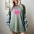 Graduate Cute Pink Flamingo Graduation Women's Comfort Colors T-Shirt Berry